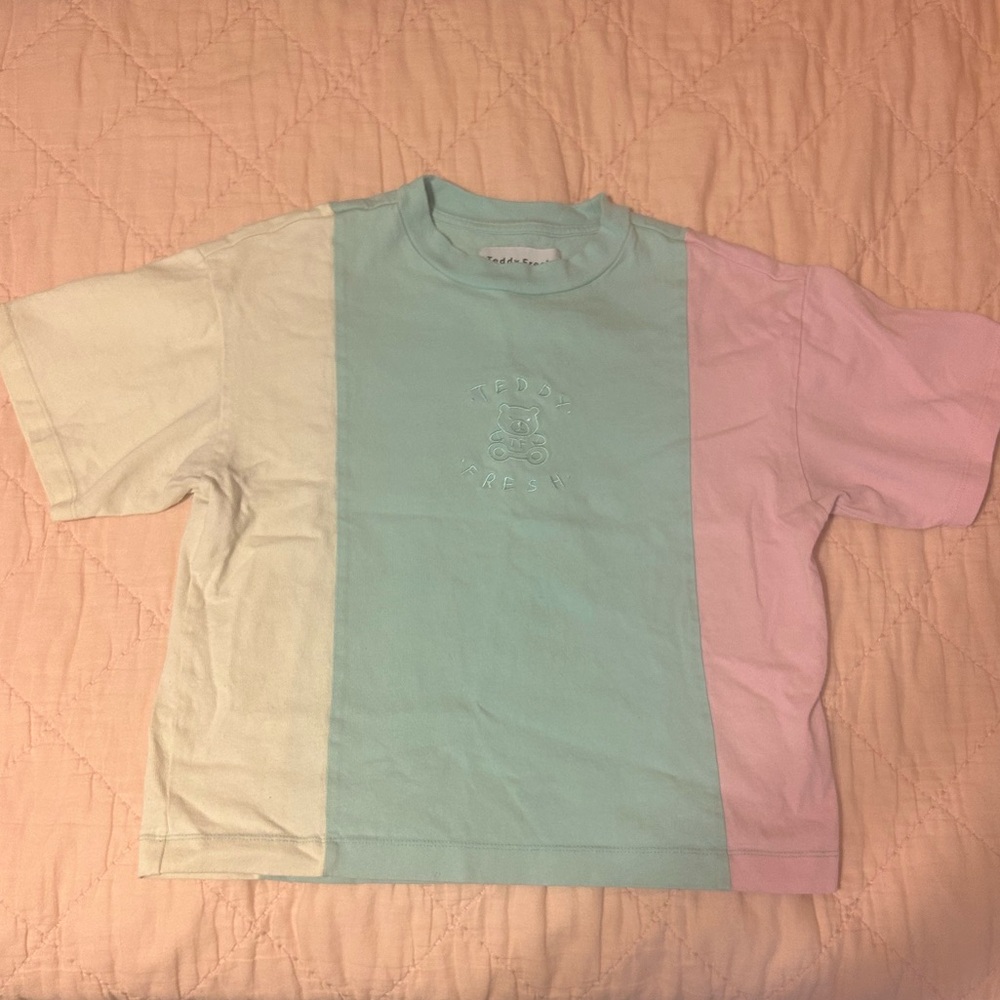 Teddy Fresh Pastel Color Block T-Shirt